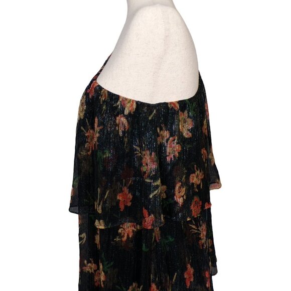 House of Harlow 1960 x Revolve Collins Dress in Noir Floral Multi. XS #990 - Picture 3 of 13